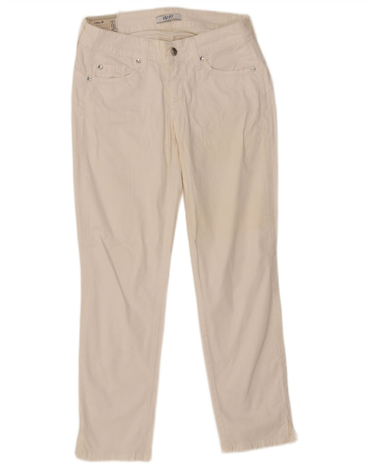 Liu Jo Jeans Slim Feminino W28 L26 Algodão Branco