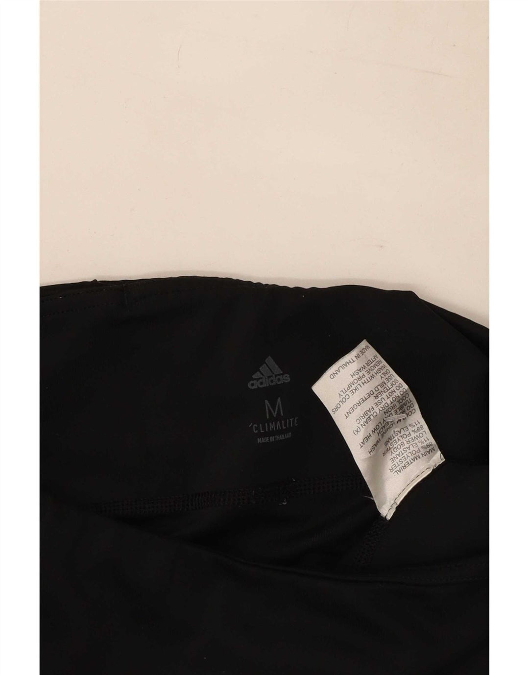 Adidas Womens Climalite Leggings UK 12 Médio Preto Poliéster