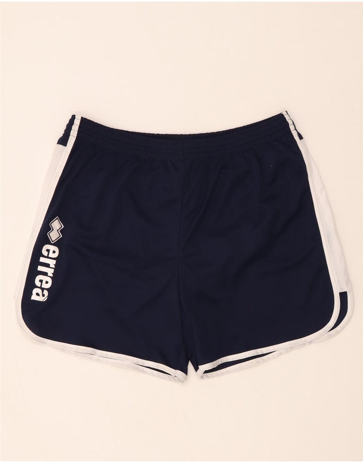 ERREA Mens Graphic Sport Shorts 2XL Navy Blue Colourblock Polyester