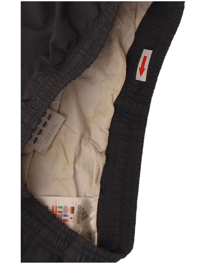 Shorts esportivos Adidas meninos 13-14 anos cinza poliéster