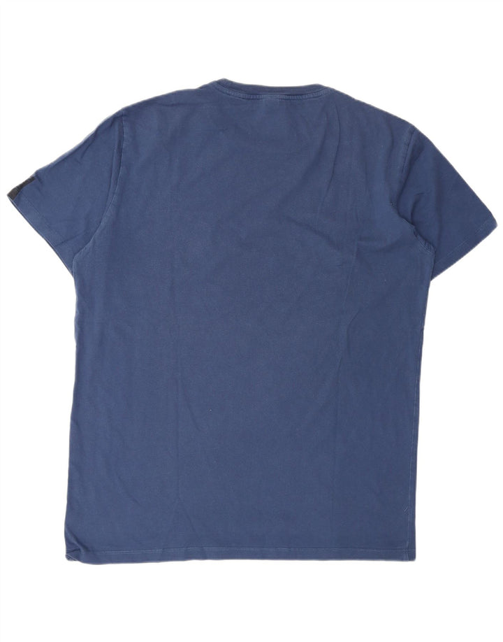 Camiseta masculina Replay Top XL azul marinho