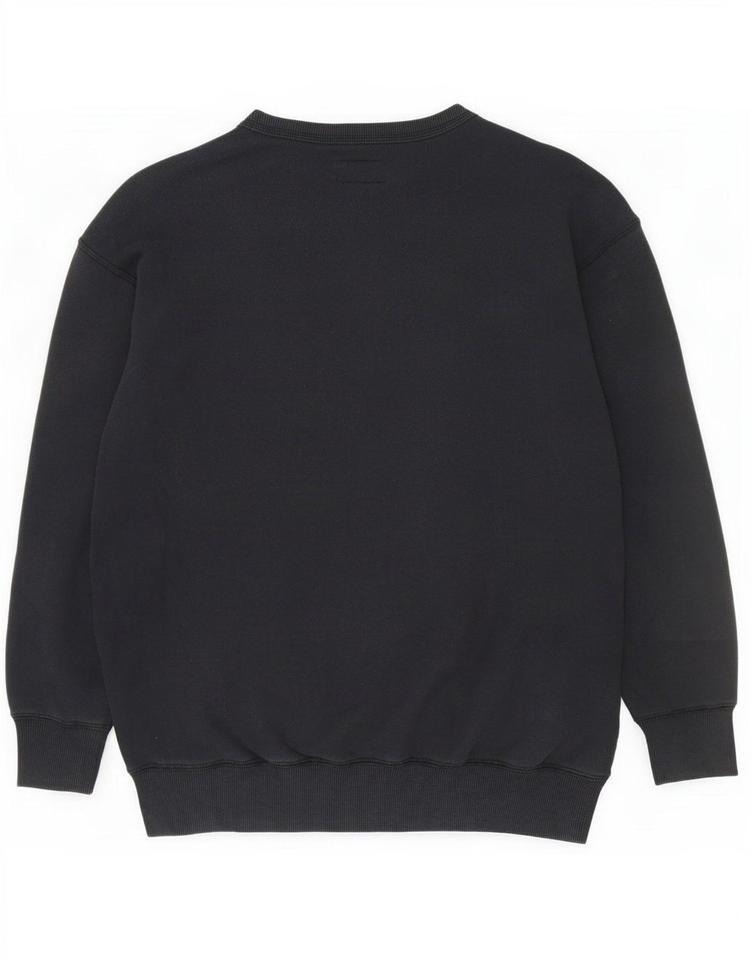 Converse feminino oversized moletom jumper UK 6 XS algodão preto