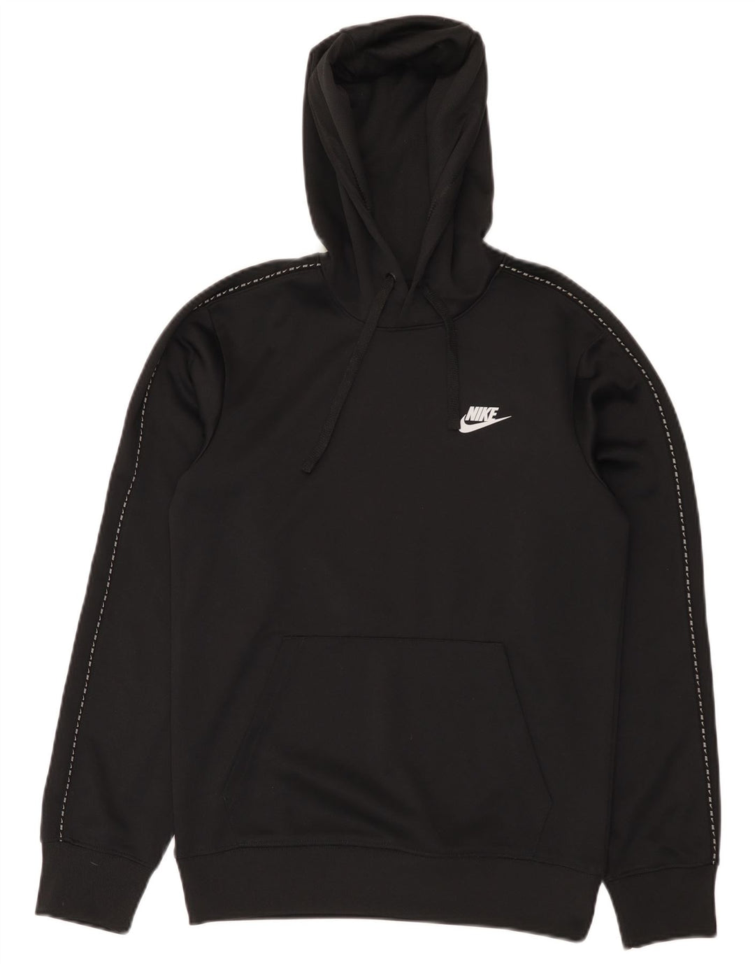 Nike Mens Hoodie Jumper XS Poliéster Preto Preto