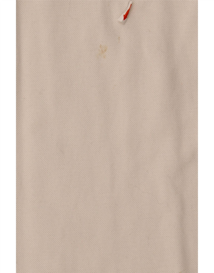 VALENTINO JEANS Mens Polo Shirt XL Off White Cotton Vintage Valentino Jeans and Second-Hand Valentino Jeans from Messina Hembry 