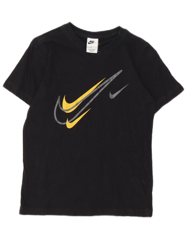 Camiseta Nike Boys Graphic Top 12-13 anos grande algodão preto