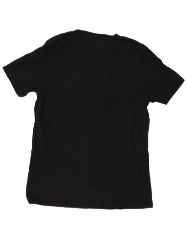 Camiseta masculina All Saints Regular Fit Top Grande Algodão Preto