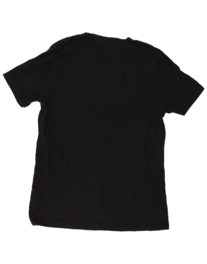 Camiseta masculina All Saints Regular Fit Top Grande Algodão Preto