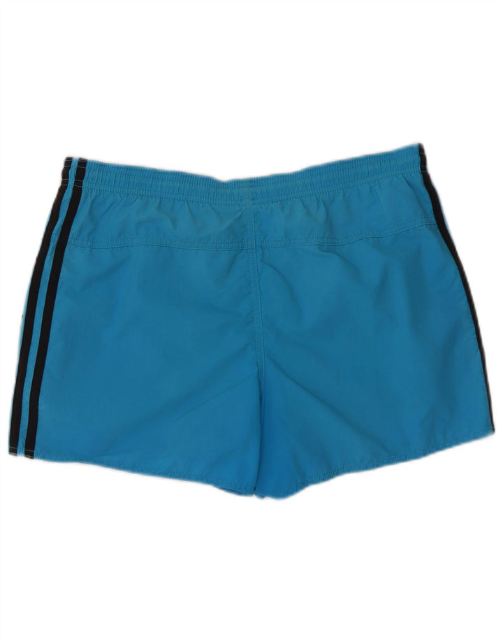 Shorts de natação masculino Adidas pequeno azul nylon