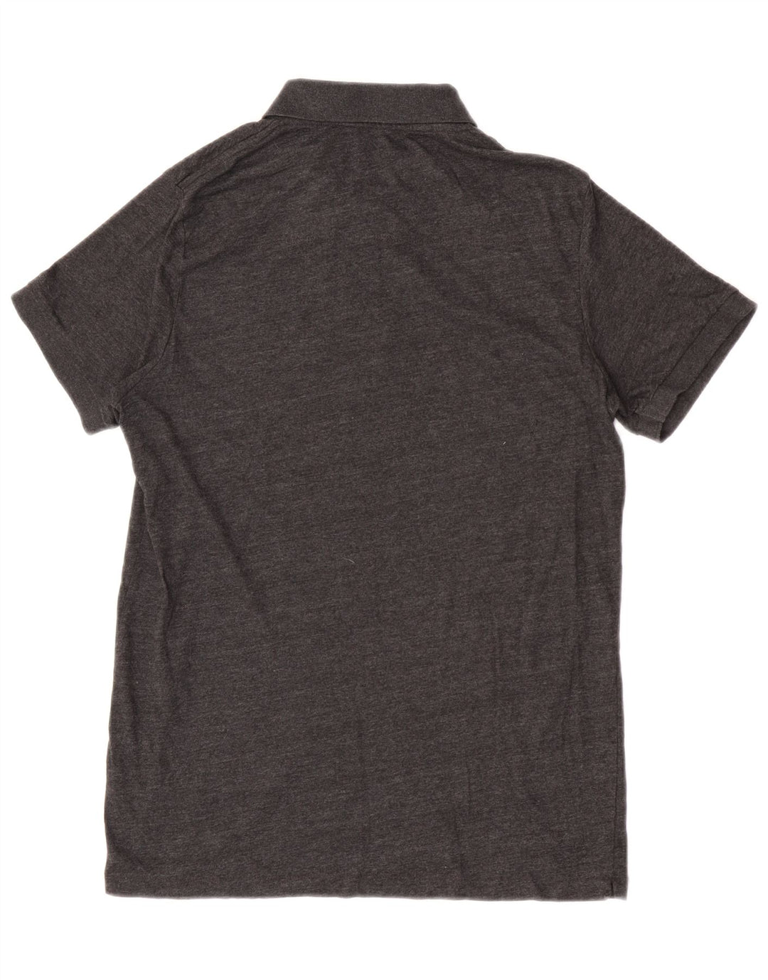 Camisa polo masculina XL da French Connection algodão manchado cinza