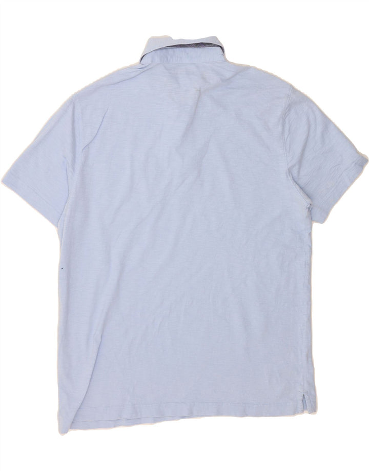 IZOD Mens Polo Shirt Large Blue Cotton Vintage Izod and Second-Hand Izod from Messina Hembry 
