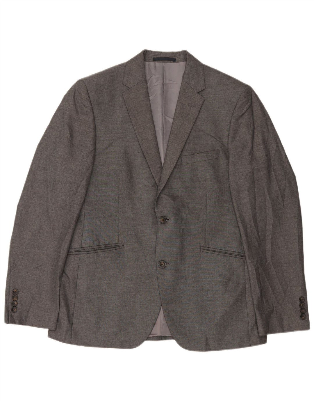 Jaqueta blazer masculina sob medida de 2 botões da Marks & Spencer Reino Unido 40 cinza médio