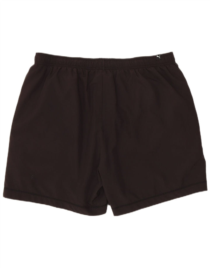 Calções de banho masculinos PUMA XL poliéster preto