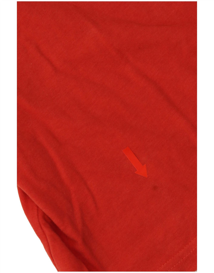 Tommy Hilfiger Camiseta masculina gráfica Top Médio Laranja