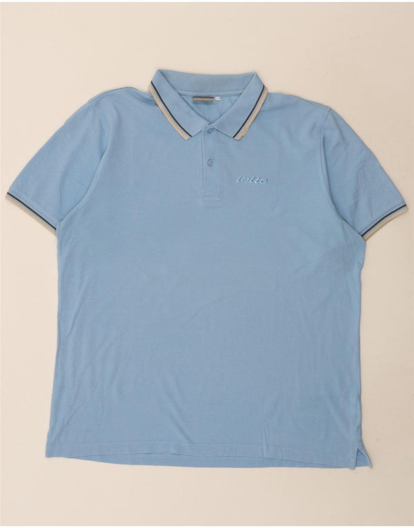 Camisa polo masculina Lotto XL azul