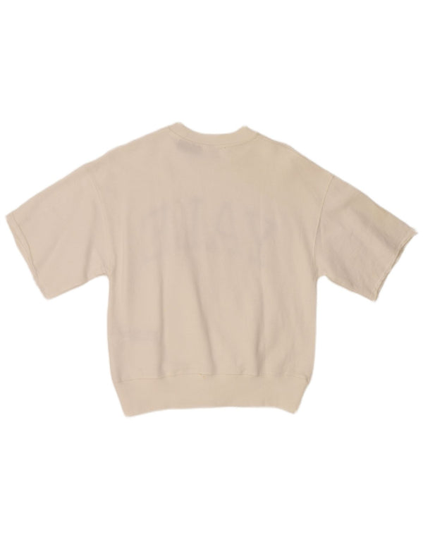 Zara Girls Yale University Loose Fit Camiseta gráfica top 9-10 anos branco
