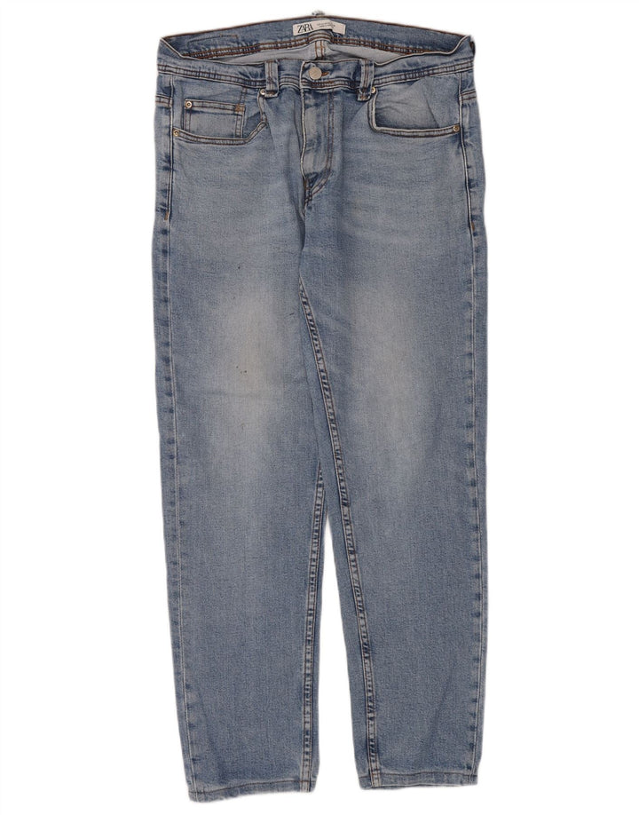 Zara Mens Slim Jeans EU 44 Grande W34 L30 Azul