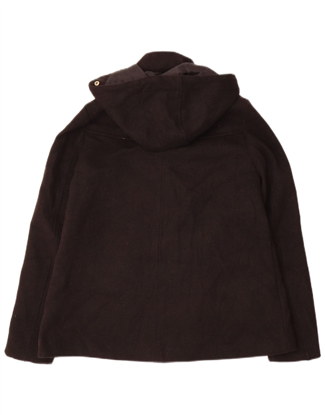 Jaqueta bomber com capuz feminina Zara UK 6 XS poliéster preto