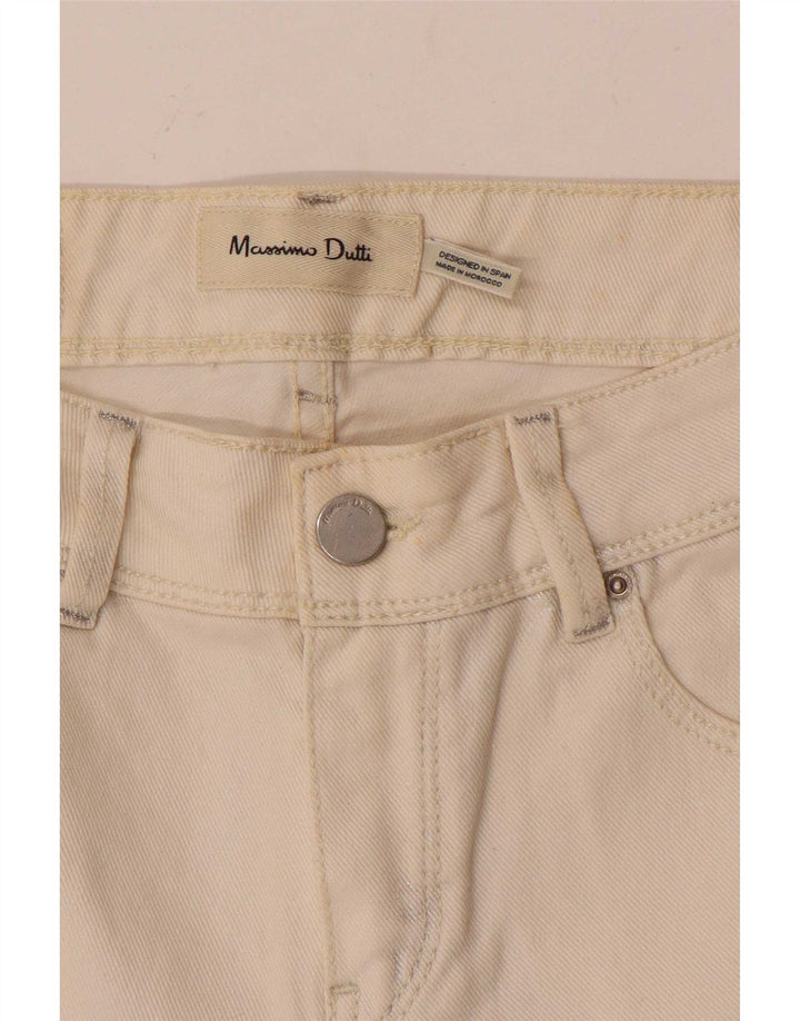Jeans skinny feminino Massimo Dutti W26 L28 branco