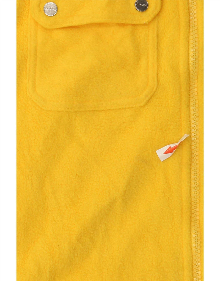 Chaps Womens Fleece Gilet UK 16 Grande Poliéster Amarelo