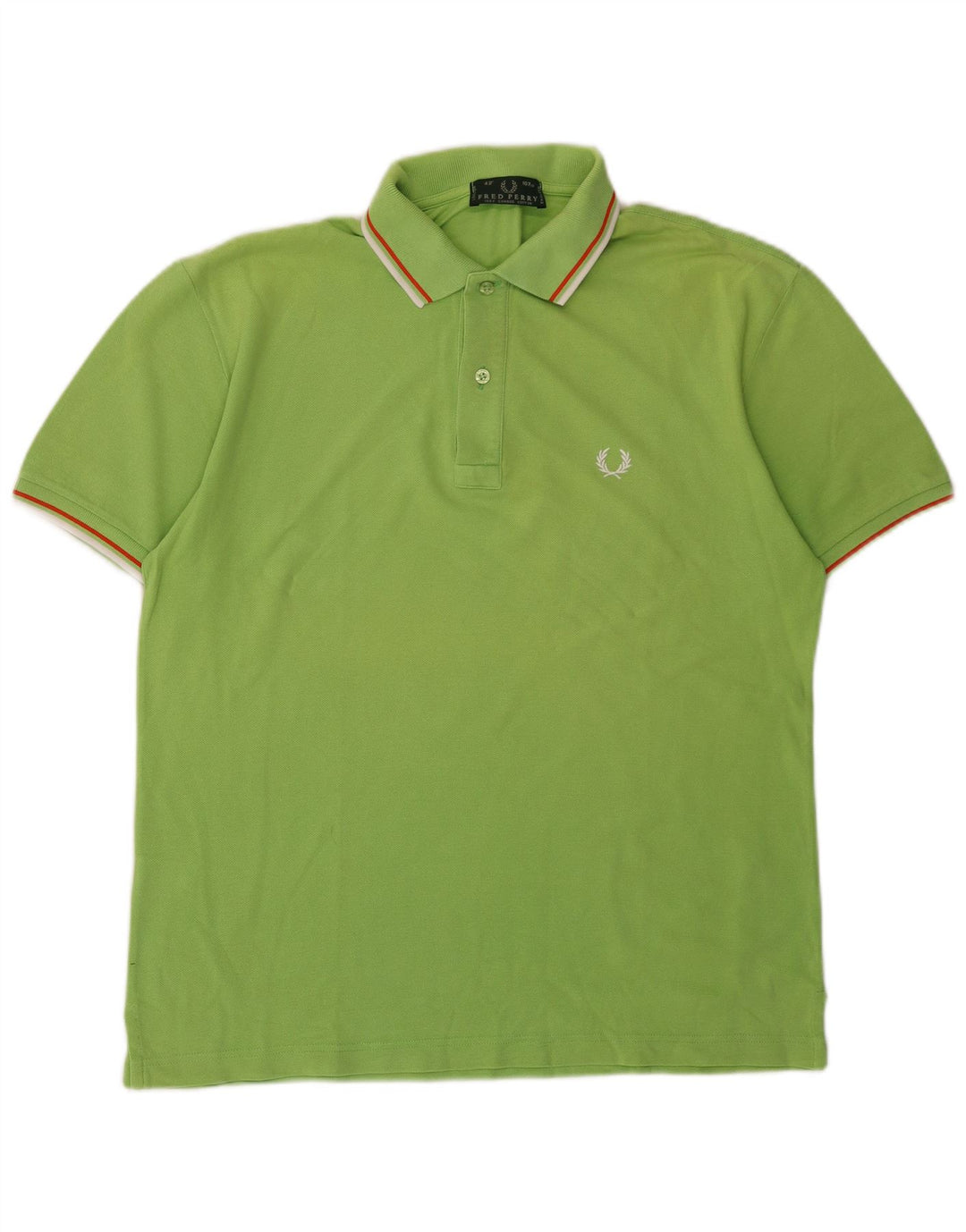 Camisa polo masculina Fred Perry algodão verde médio