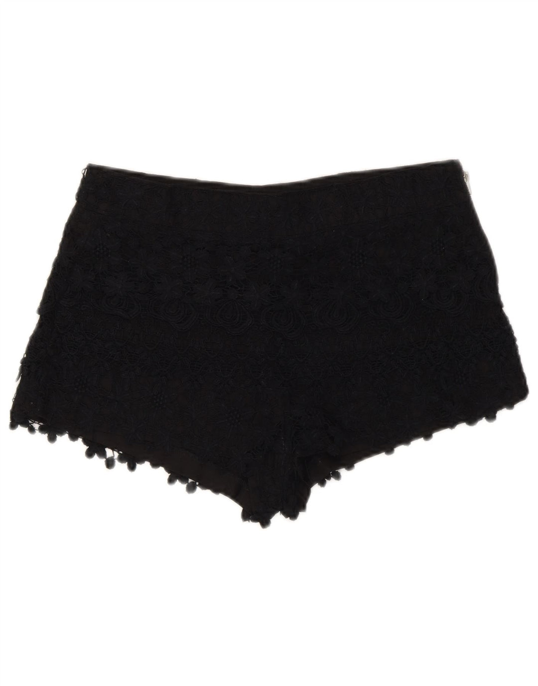 Calça feminina Zara XS W24 preta floral