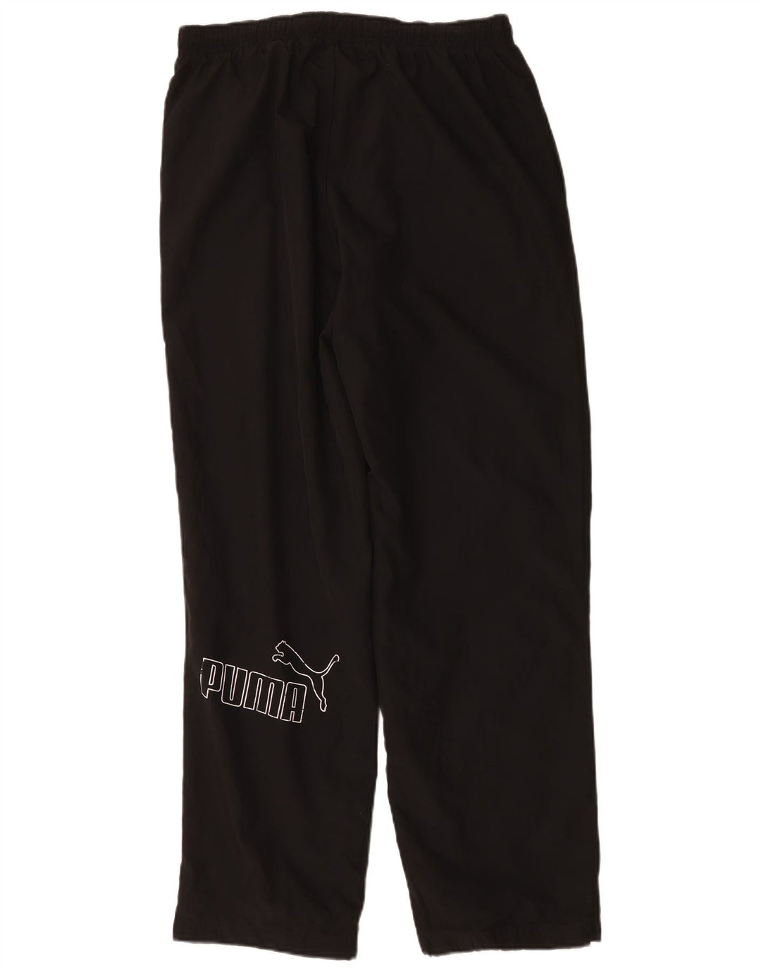 Calça de treino masculina Puma Graphic grande poliéster preto