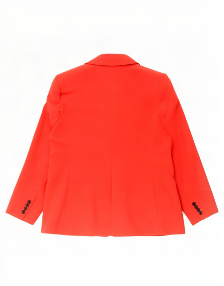 Jaqueta blazer feminina Hobbs com 1 botão Reino Unido 18 XL poliéster vermelho