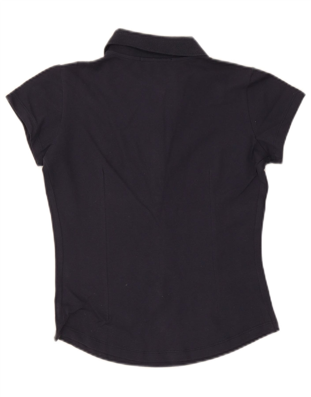 Camisa pólo feminina SERGIO TACCHINI Reino Unido 12 médio algodão azul marinho