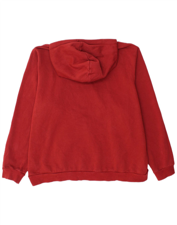 PUMA Mens Hoodie Jumper 2XL Algodão Vermelho