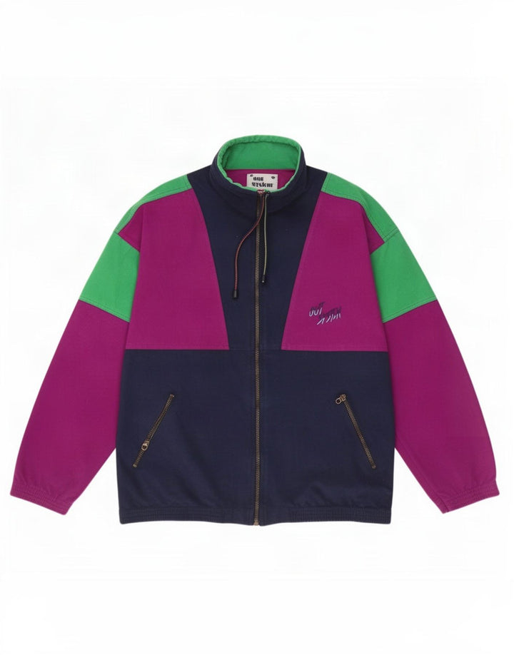 Para fora do revestimento superior do agasalho de veludo dos homens do sistema grande Colourblock multicolorido