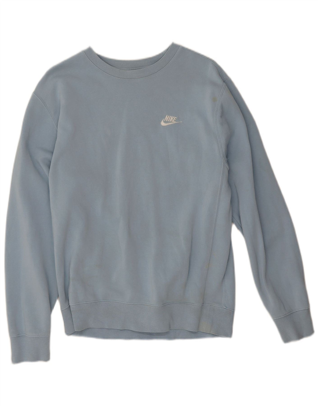 Nike Mens Moletom Jumper Pequeno Algodão Azul