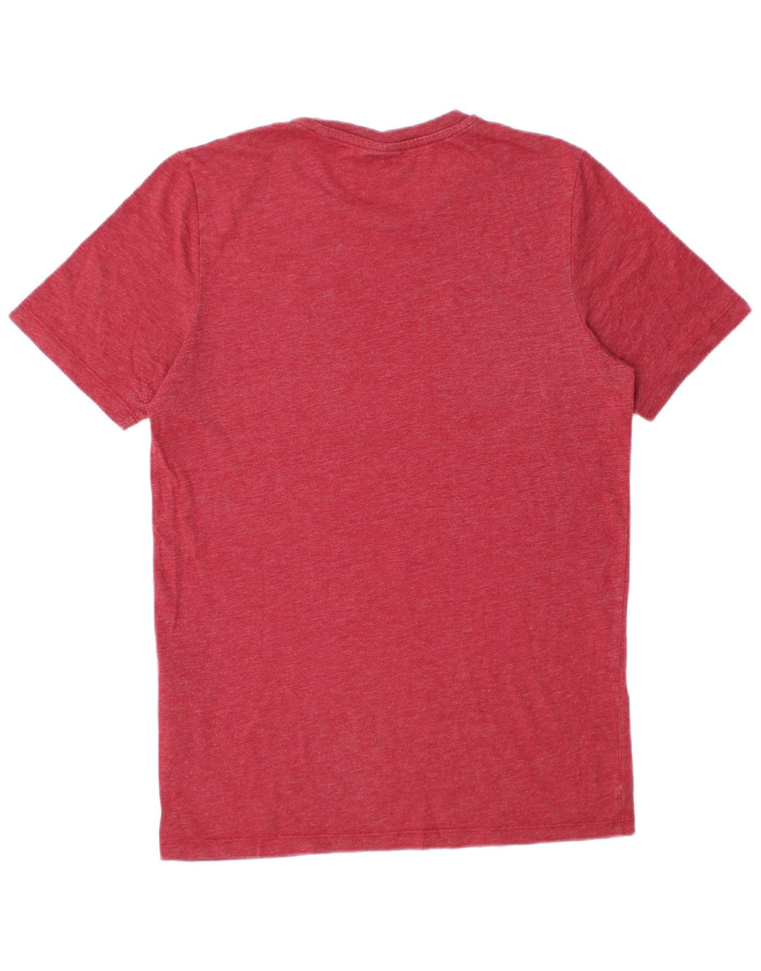 Camiseta gráfica masculina Jack & Jones Top médio algodão manchado vermelho