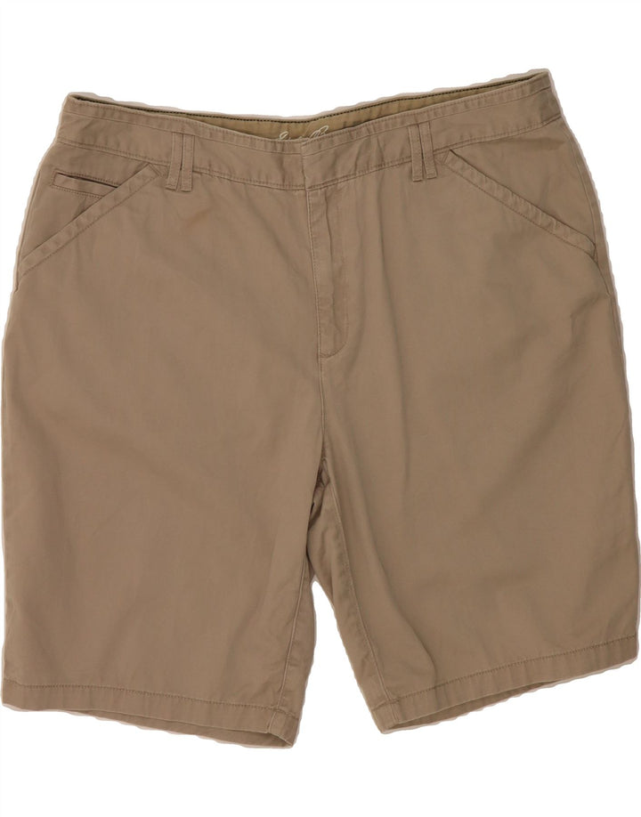 EDDIE BAUER Womens Chino Shorts US 18 2XL W38  Khaki Cotton Vintage Eddie Bauer and Second-Hand Eddie Bauer from Messina Hembry 