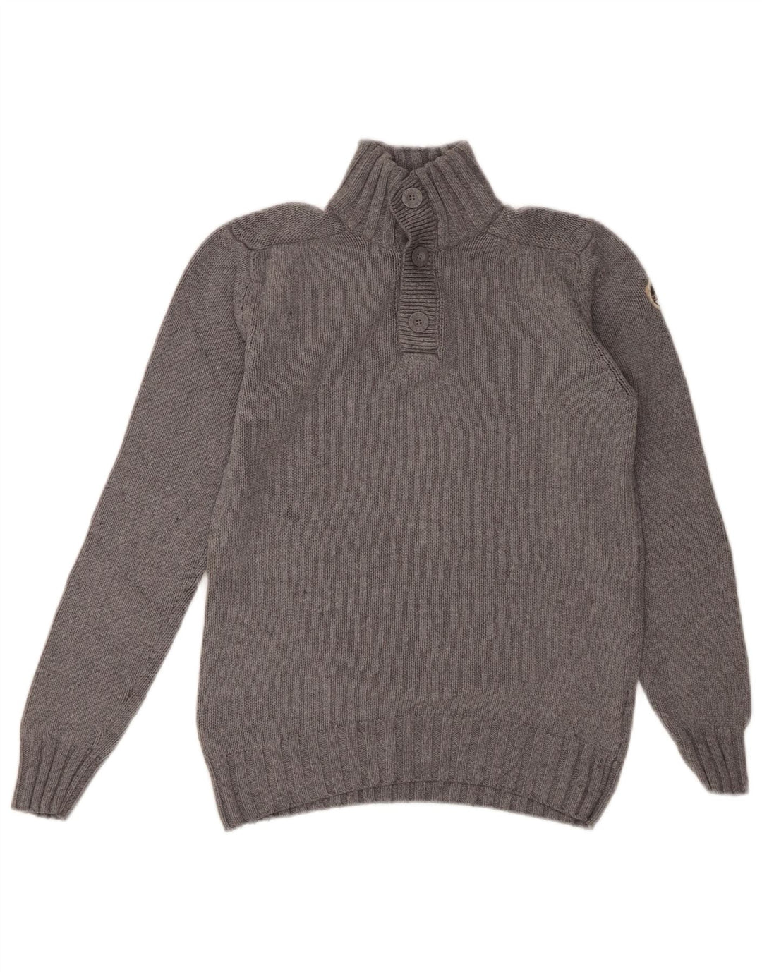 Suéter masculino NORTH SAILS com gola redonda e algodão cinza pequeno