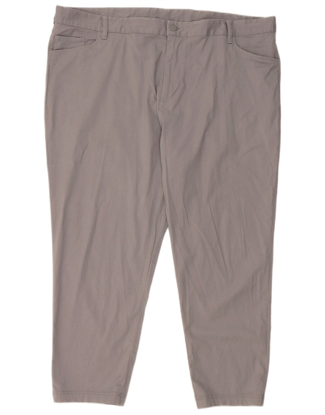 Calça Adidas Masculina Slim Casual W42 L25 Cinza