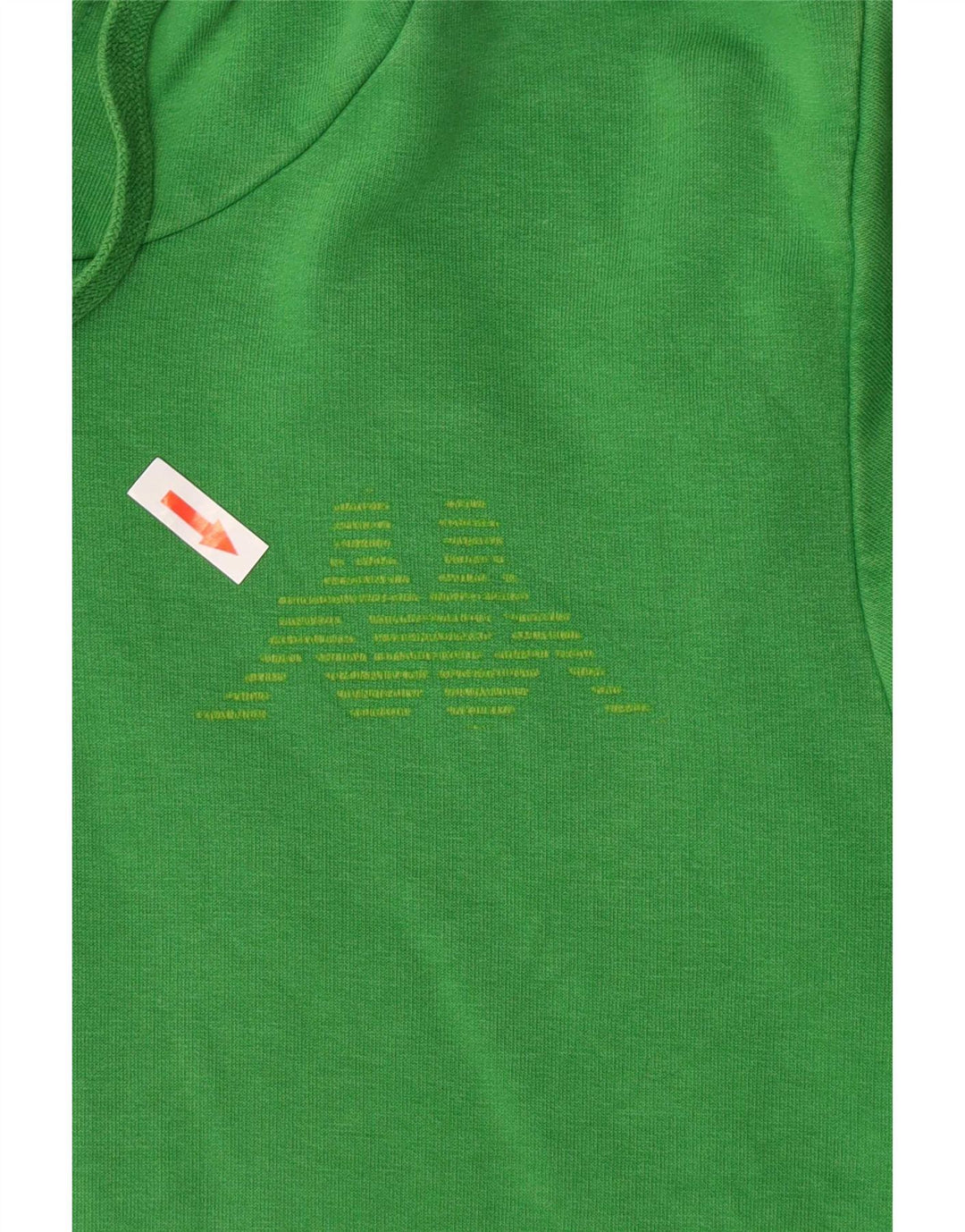 Kappa Mens Graphic Hoodie Jumper Médio Algodão Verde