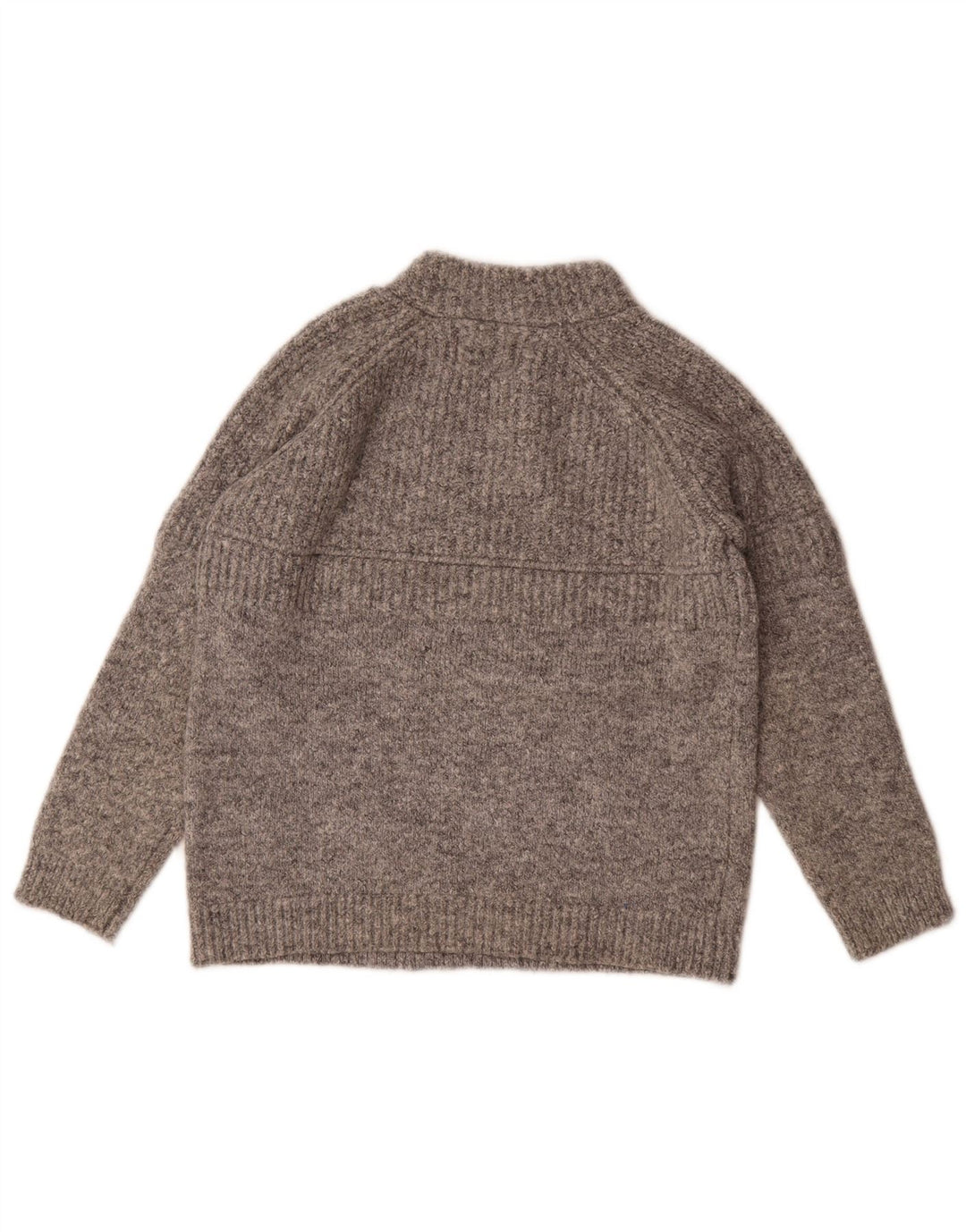 Zara Suéter feminino com gola tartaruga 9-10 anos poliéster cinza