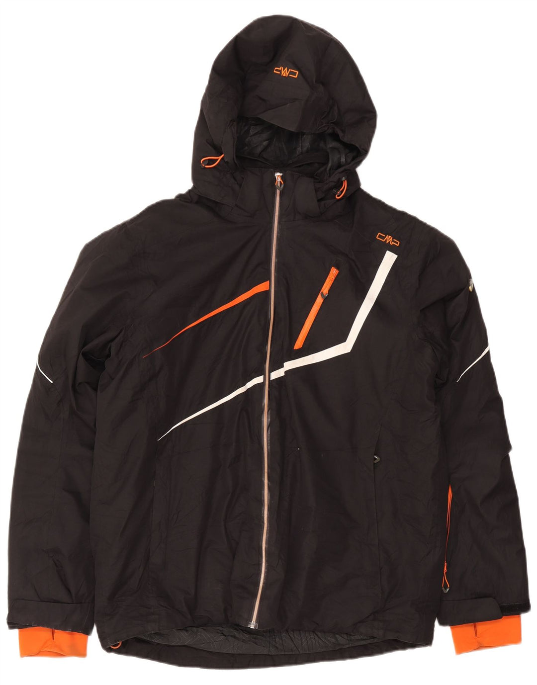 Jaqueta de esqui com capuz masculino CMP IT 54 2XL preto Colourblock poliéster esportes