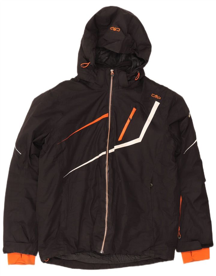 Jaqueta de esqui com capuz masculino CMP IT 54 2XL preto Colourblock poliéster esportes