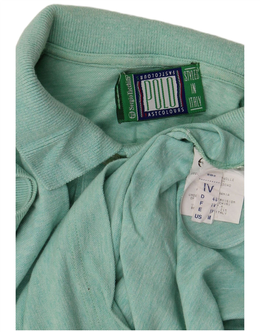 Camisa polo masculina Sergio Tacchini algodão verde médio
