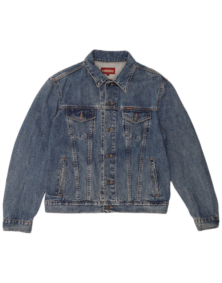 Jaqueta jeans masculina Carrera UK 40 grande algodão azul