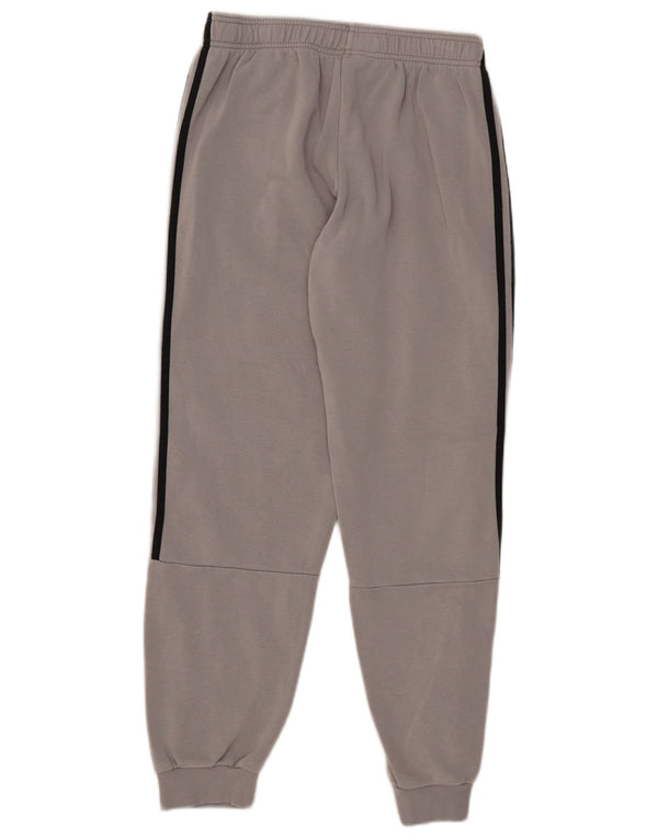 Adidas meninos calças de treino joggers 15-16 anos cinza algodão