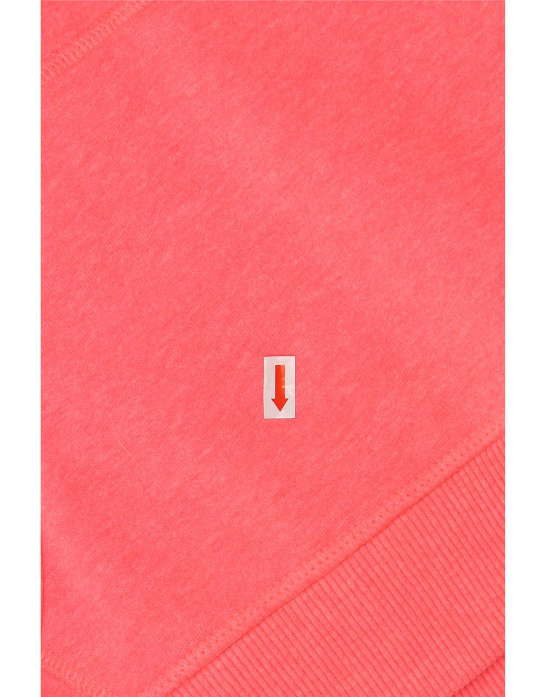 Suéter feminino com capuz gráfico SUPERDRY Reino Unido 16 grande algodão rosa