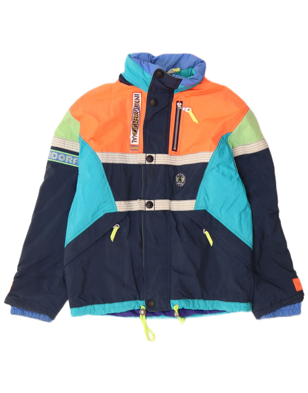 Diadora Boys Windbreaker Jacket 11-12 Years XL  Navy Blue Polyamide