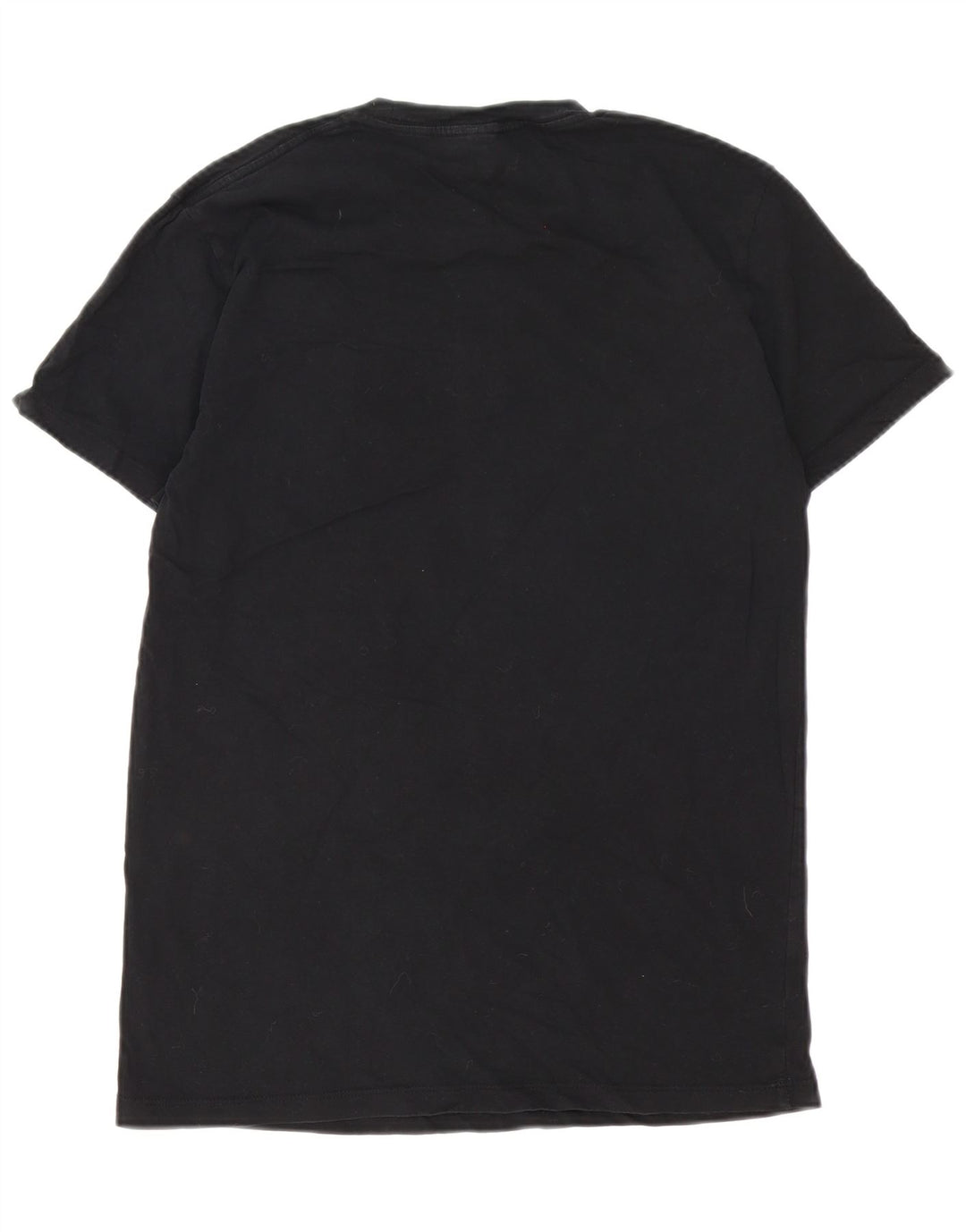 Diesel Camiseta Masculina Graphic Top Médio Preto