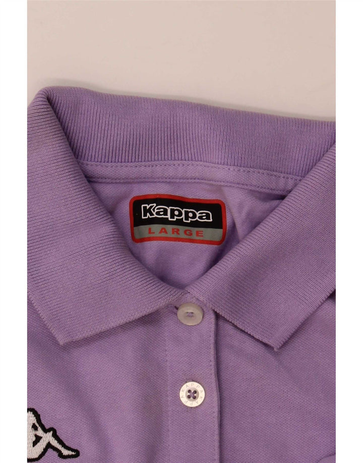 Camisa polo feminina Kappa UK 16 grande roxo