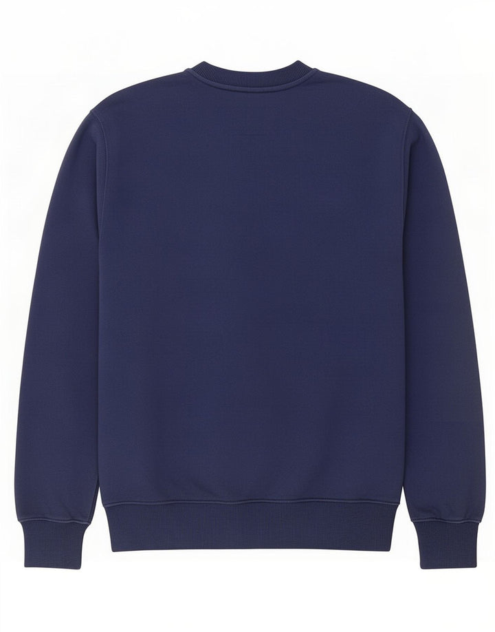Moletom gráfico masculino Nike Jumper pequeno algodão azul marinho