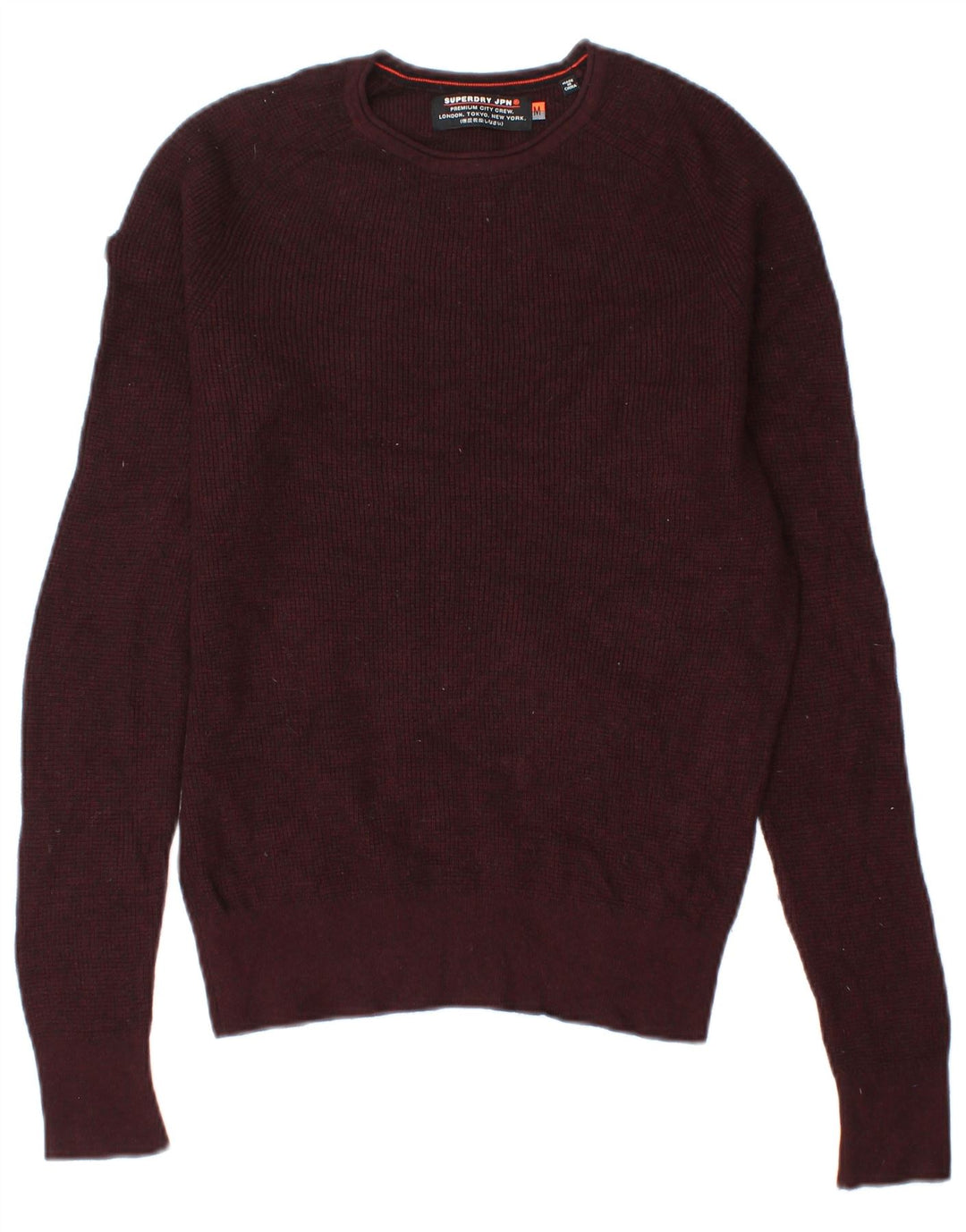 Suéter feminino Superdry com gola canoa e viscose marrom médio UK 12