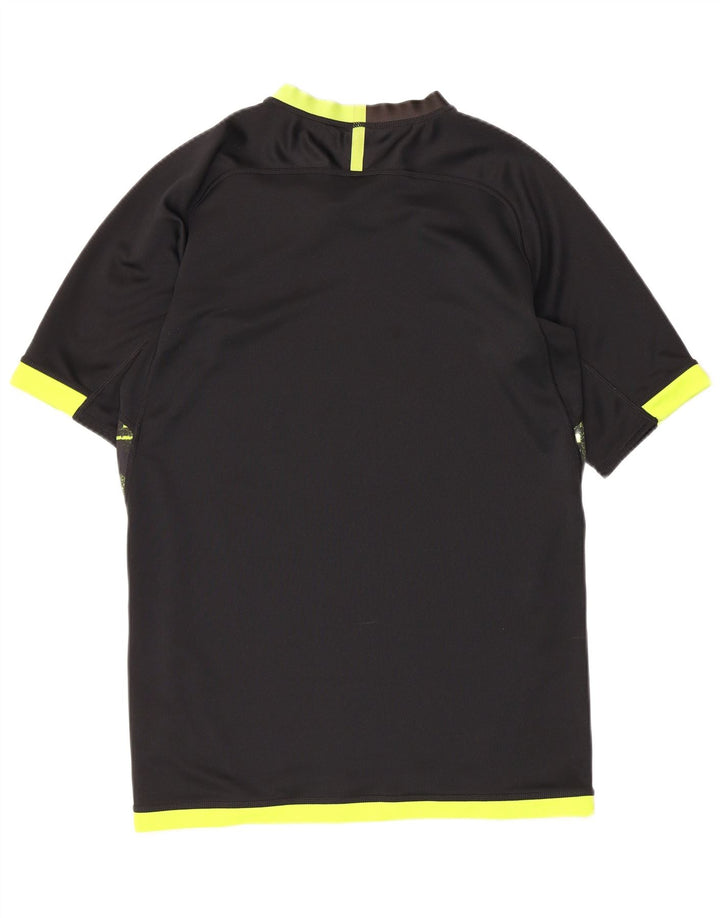 Camiseta masculina Canterbury IRFU com estampa gráfica pequena de poliéster geométrico preto