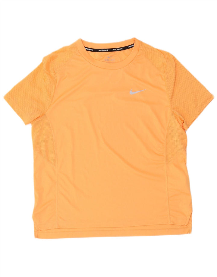 Camiseta Nike Masculina Dri Fit Top Grande Laranja Poliéster